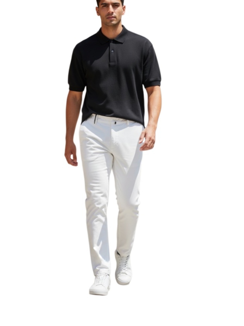 CHERVO Four Way Stretch Men’s Golf White Pants